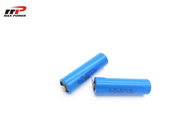 Primary Li SoCI2 Battery ER14500 Leak Proof Long Cyle Life AA ER14505 Light
