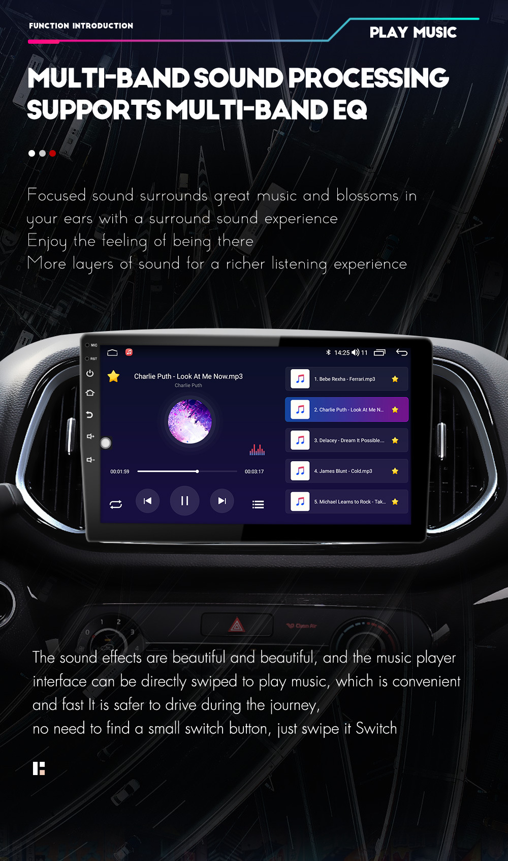 9 inch/10 inch Android 12 Auto Multimedia Player for Honda VW Hyundai Kia Suzuki Toyota Nissan