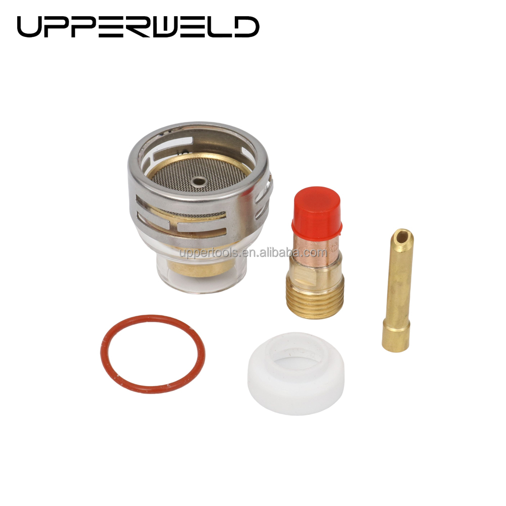 WP17 18 26 Tig Consumables Torch Gas Lens Wedge Collect Pyrex Glass Cup Kit 0.05kg 2.4mm