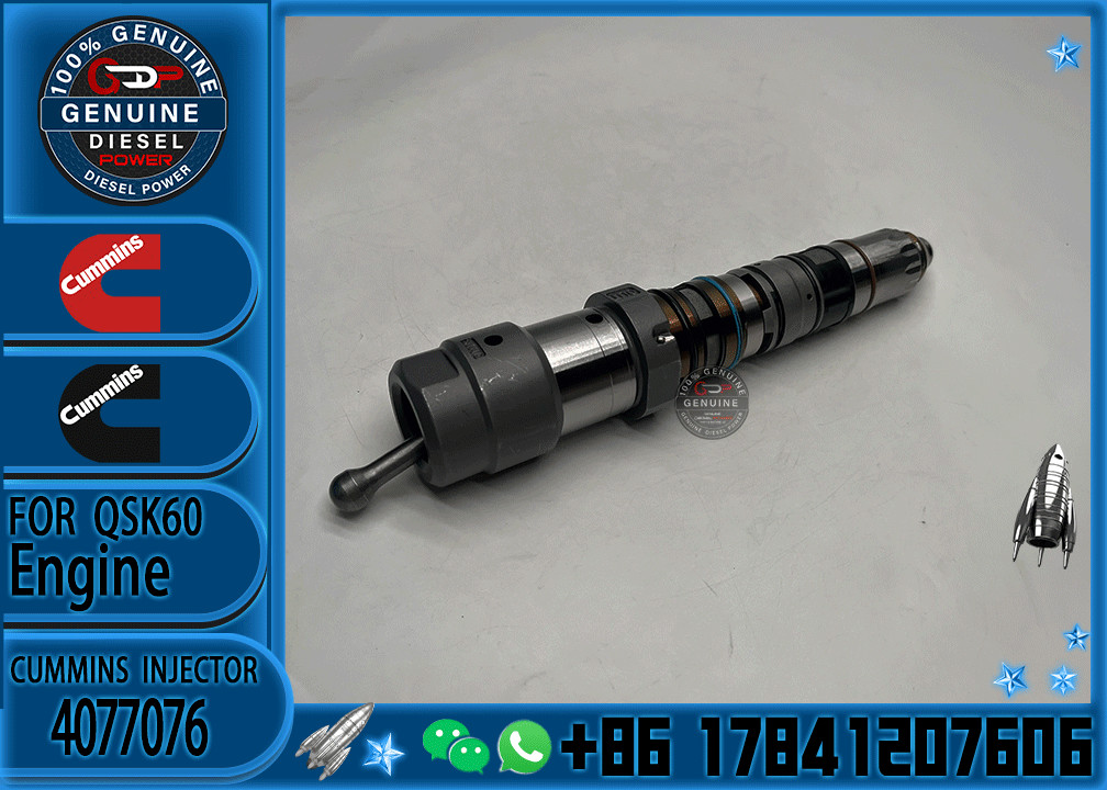 High Quality Injector 4088431 4076533 4062090 4077076 4902827 For CUMMINS QSK23 Diesel Engine