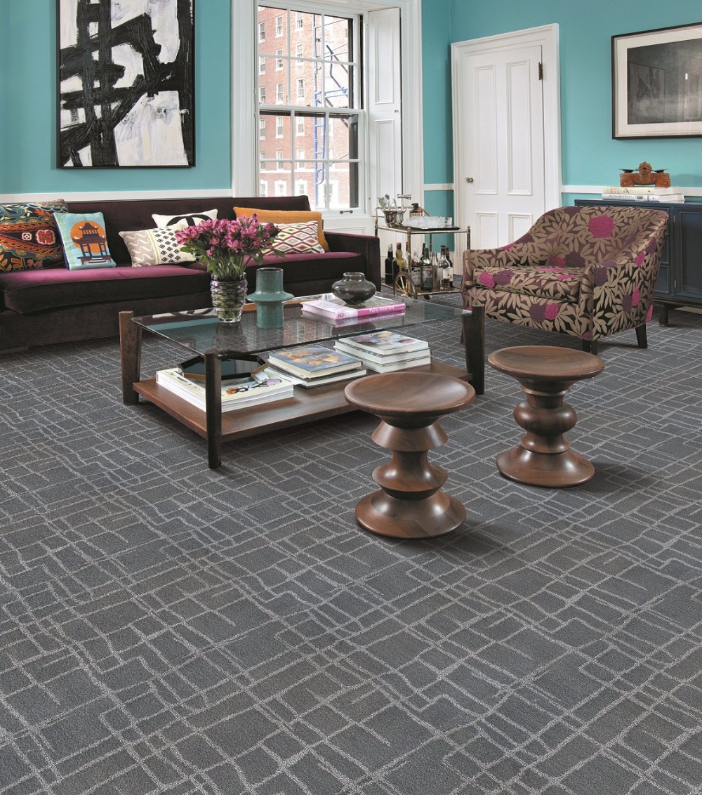 High cut low loop plain style carpet for Hotel room and Home