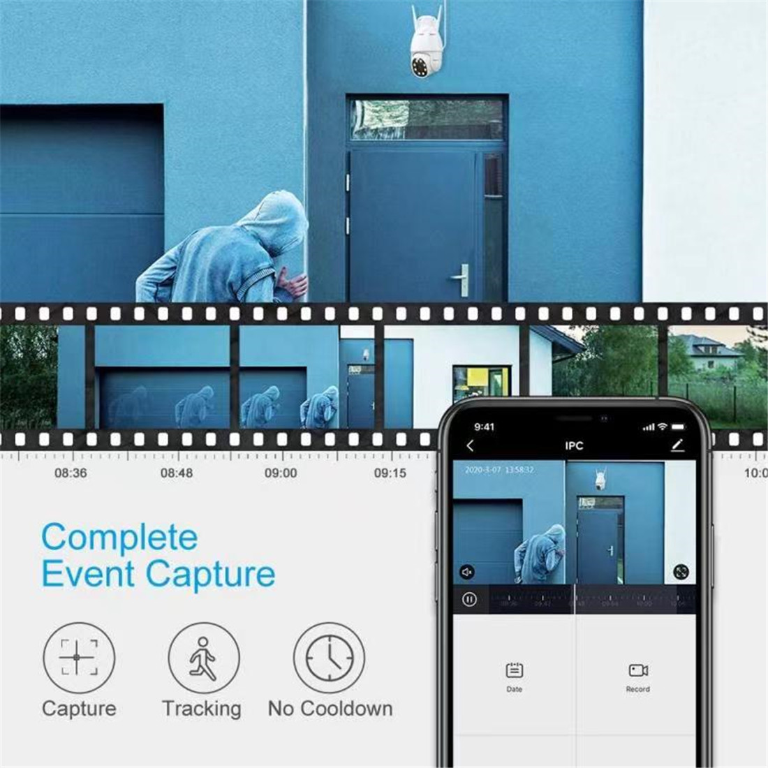 PTZ Dome Camera, IP65(JY-D022-2MP)