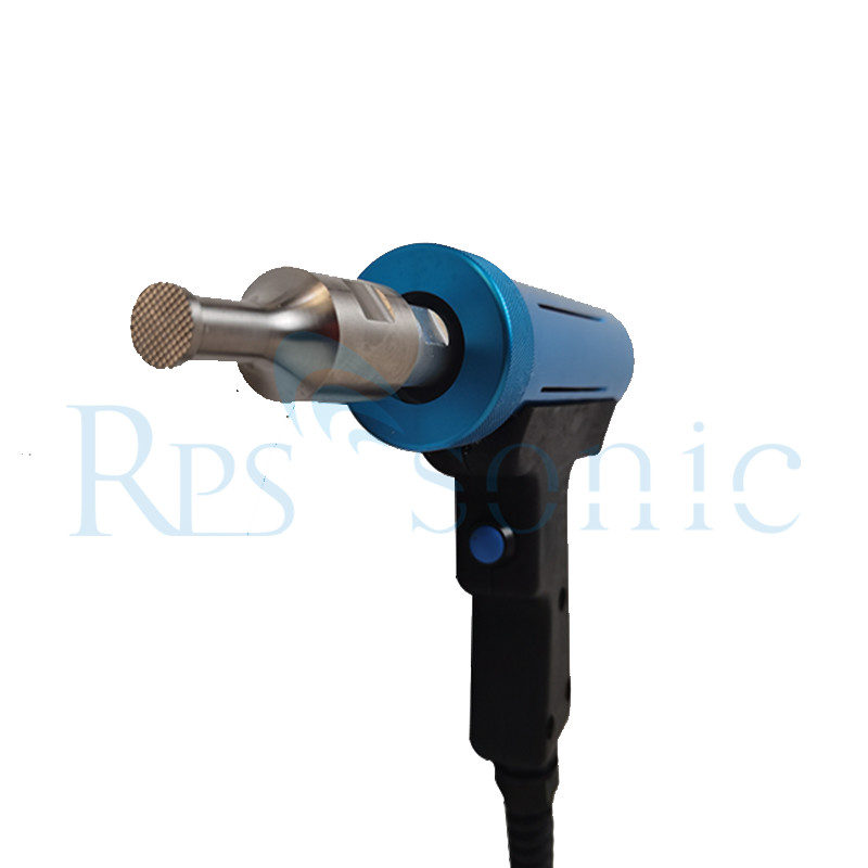 28khz High Amplitude Ultrasonic Spot Welding Gun with titanium horn