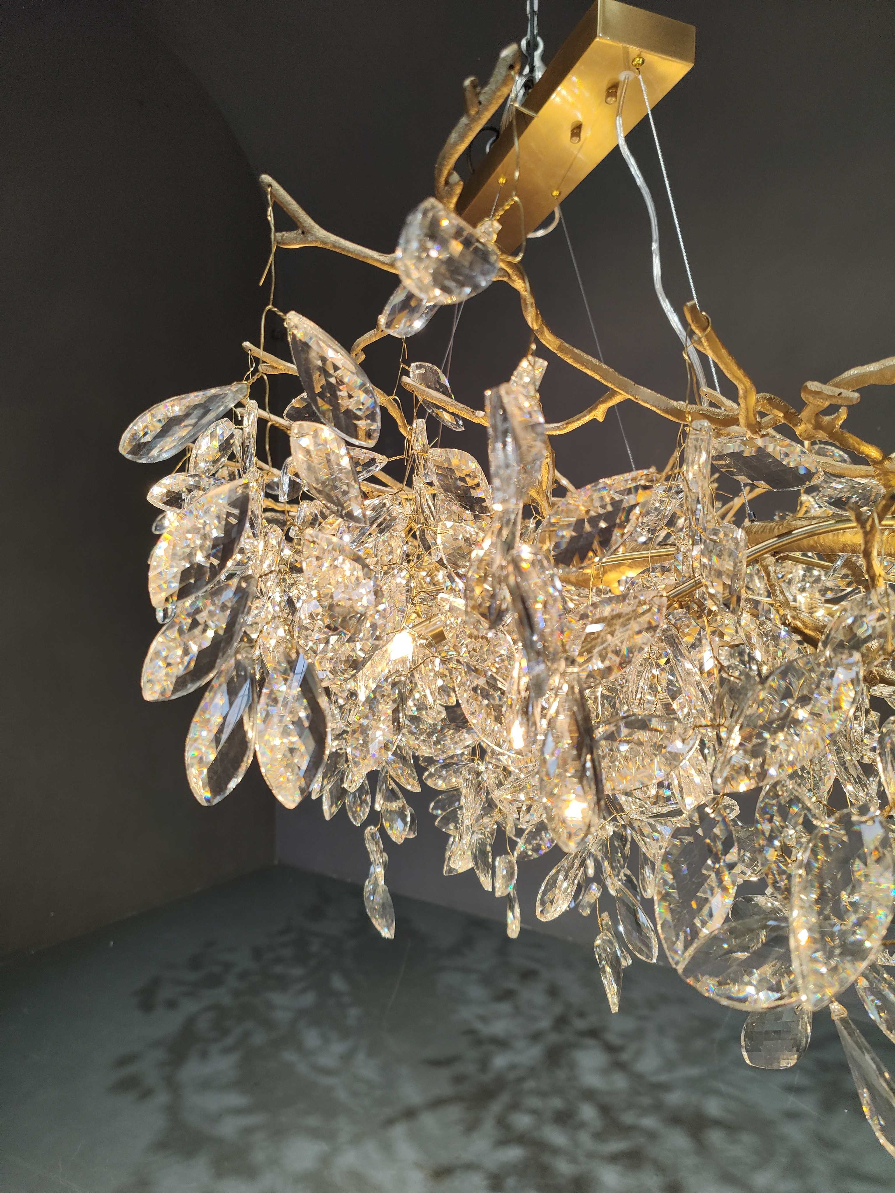 Living Room / Bedroom Metal K9 Crystal Chandelier 15m2 - 30m2 111V~240V