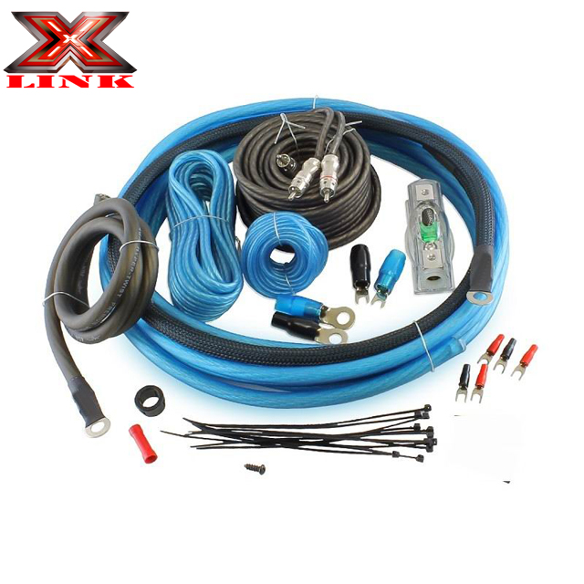 0 Gauge Car Amps Amplifier Wire Wiring Kit with American Wire Gauge Standard and Any Color Conductor CCA Or Copper