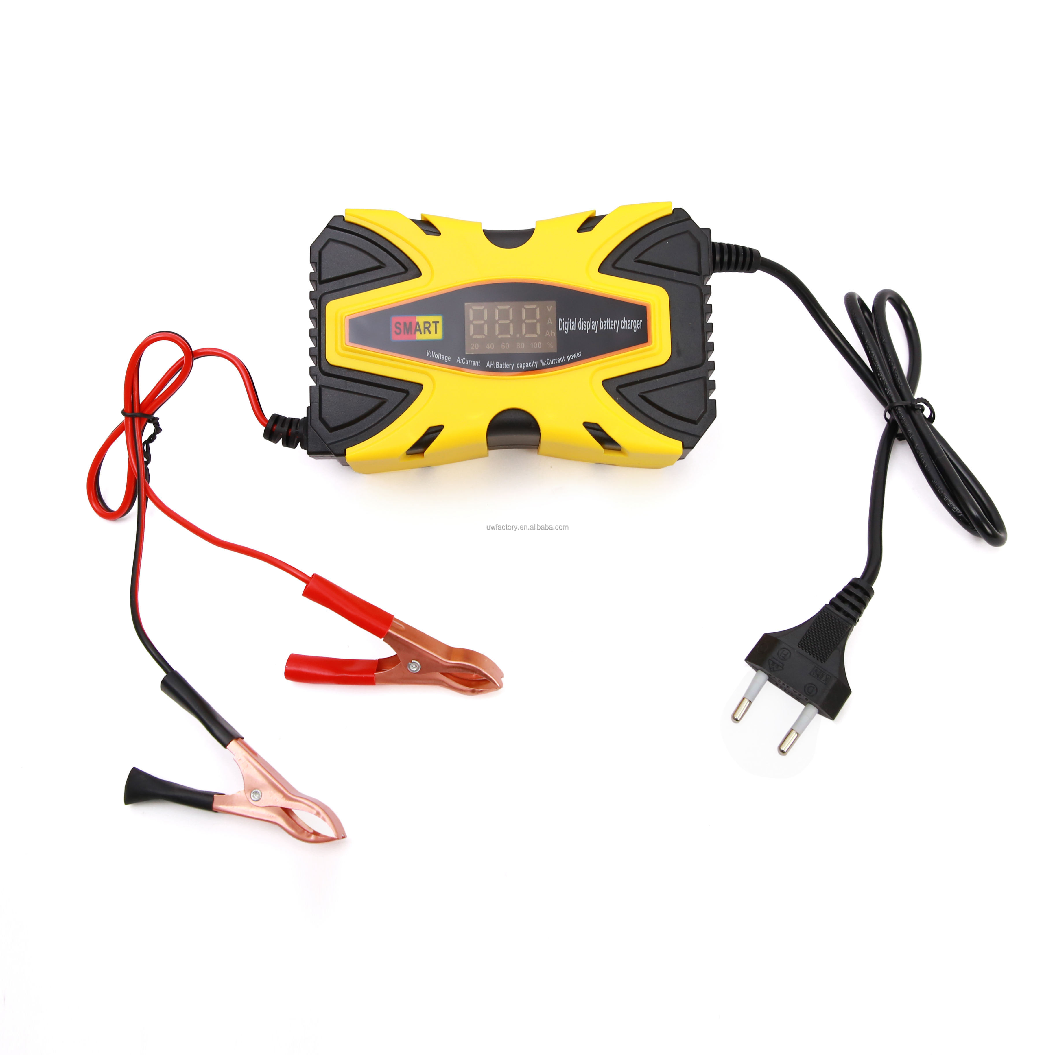 12V 6A 8A 10A Battery Charger for Motorcycle Car Lead Acid Battery Fast and Safe Charging Speed