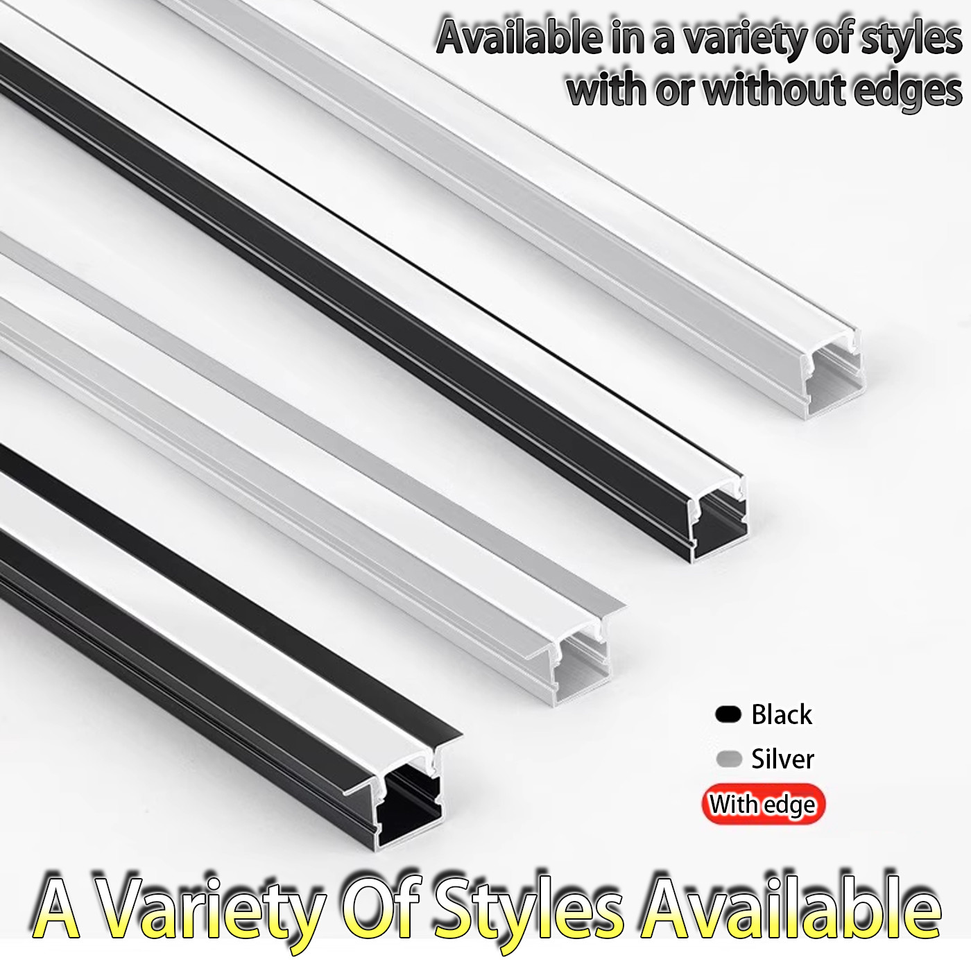 Low Voltage 24V LED Light Strip for Living Room Background Wall with Embedded Card Slot and Bare Board Design