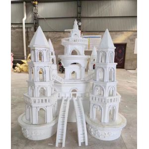 China EPS Decorations Custom Marble Sculpture Polishing Surface Effect on sale