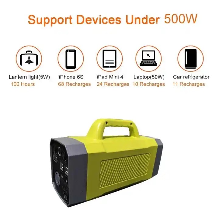 450Wh Emergency Portable Power Station Portable Energy Storage System