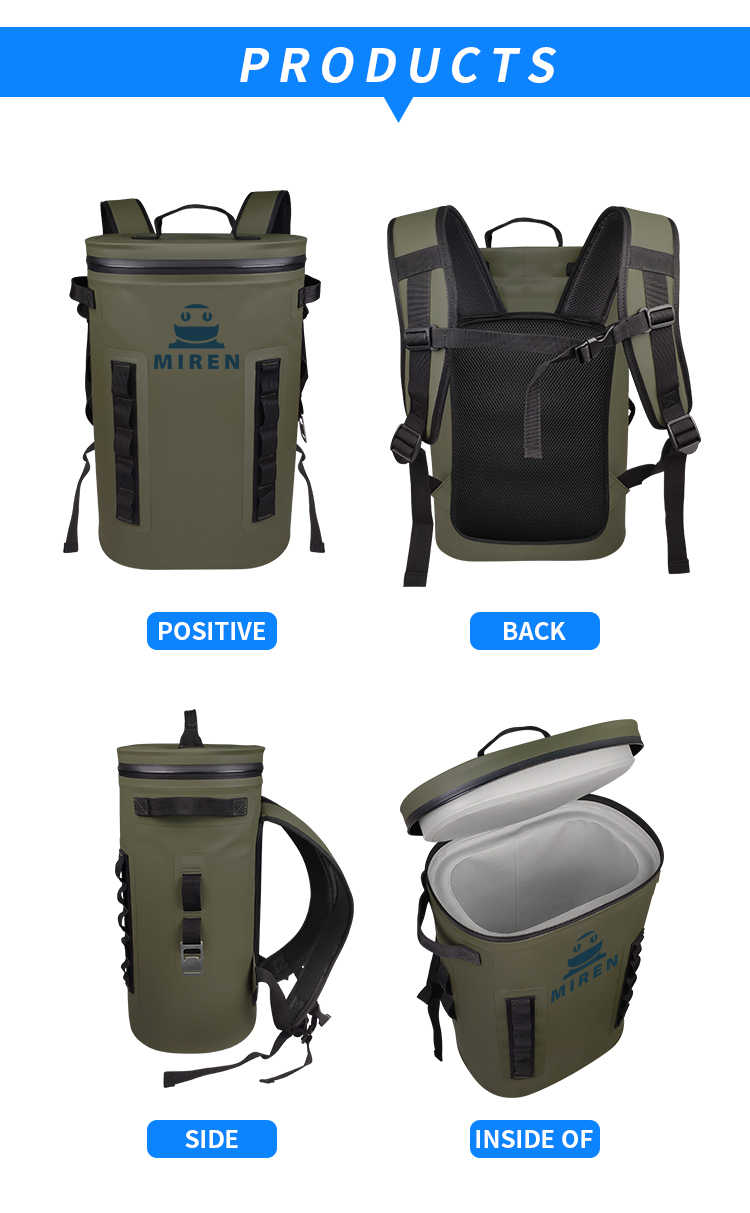 Durable Insulated Soft Coolers , 20 Liters Wine Cooler Backpack ODM
