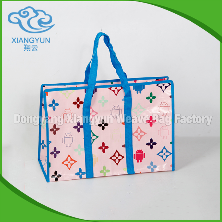 Colorful Laminated Pp Non Woven Bags Biodegradable Zip Shopping Bag Non Woven 50cm