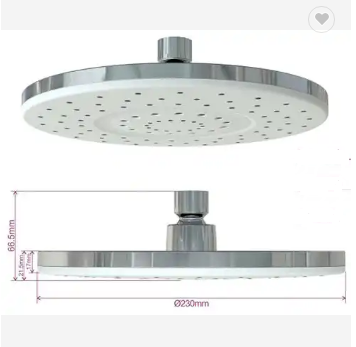 Chrome Finish Bathroom Shower Head With Universal Eco-Friendly Water Saving Spray