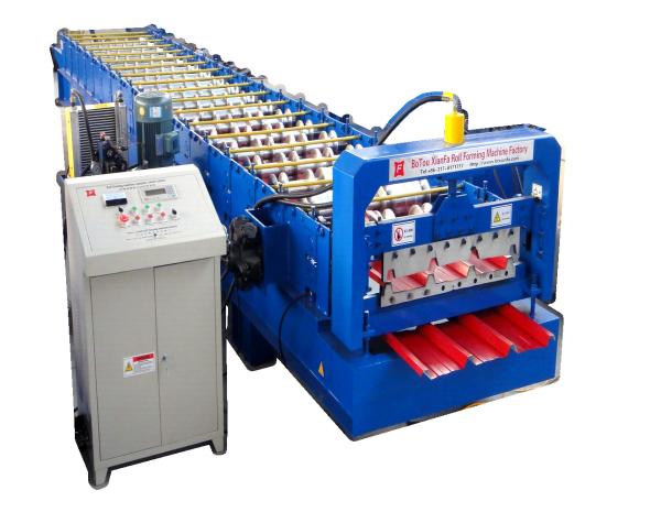 Colored Steel Roofing Sheet Roll Forming Machine Corrugated Steel Sheet Making