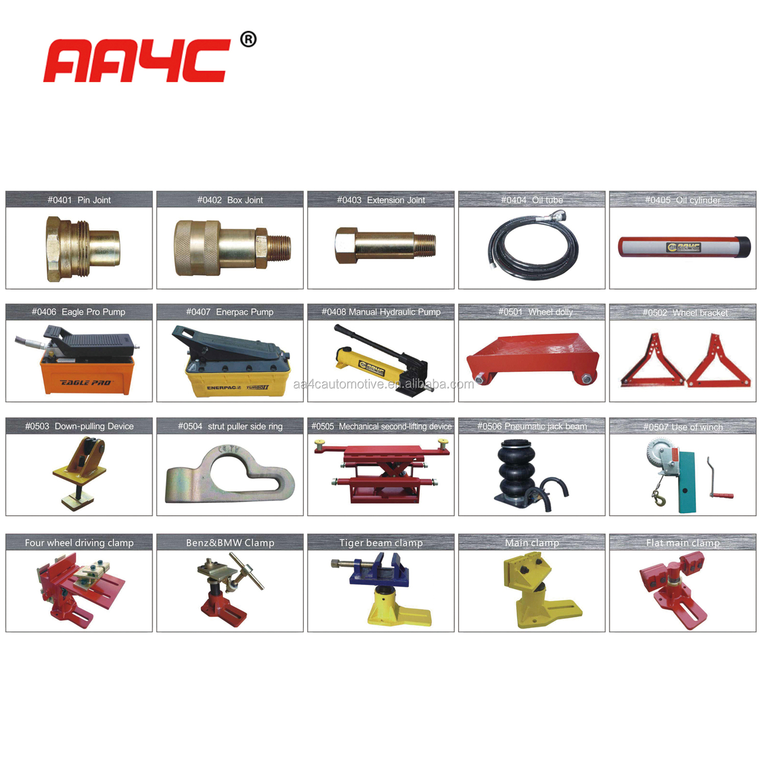 AA4C Mobile car Body Frame bench chassis straightening machine AA-ACR169