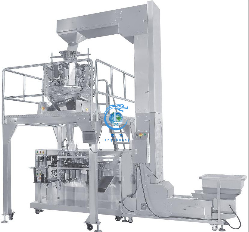 Dried Fruit Premade Bag Packaging Machine Cashew Zipper Pouch Packing Machine Auto Doy-Pack Nut Weighing Packing Machine