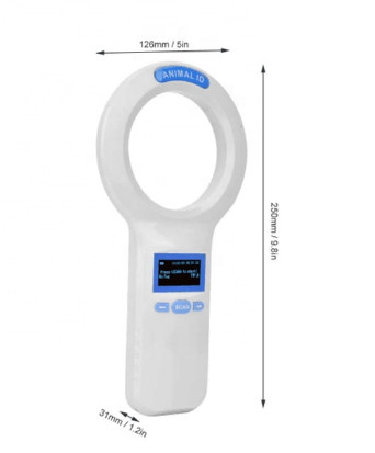 ICAR Rfid Animal Microchip Reader 134.2khz Long Distance