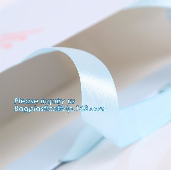 Luxury paper bags with handles Different Sizes,250gsm art paper shopping carrier bag custom printing with handle rope
