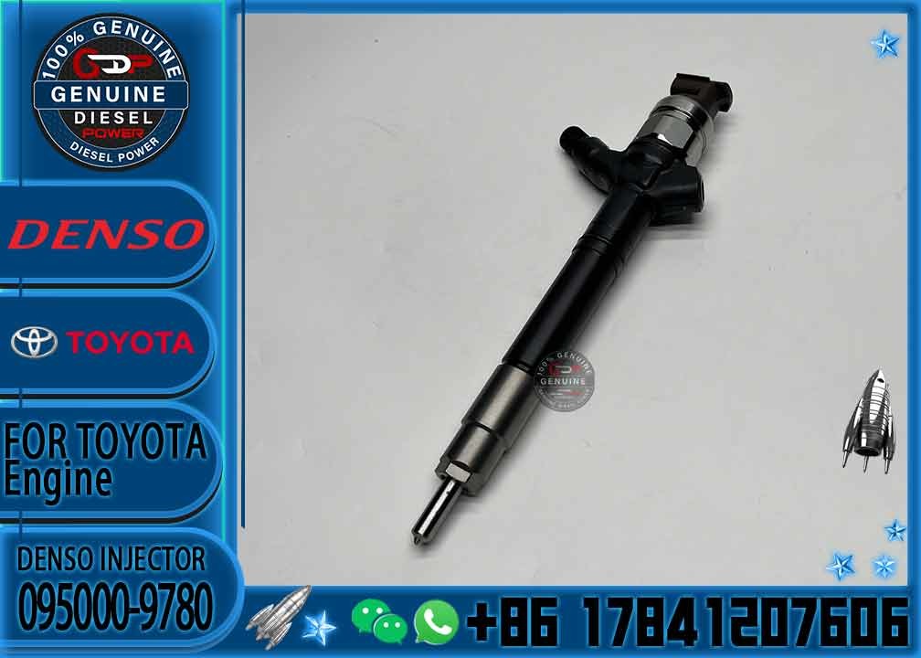Fuel injector 095000-7711 095000-9780 23670-51030 for TOYOTA Land Cruiser 200 V8 1VD-FTV