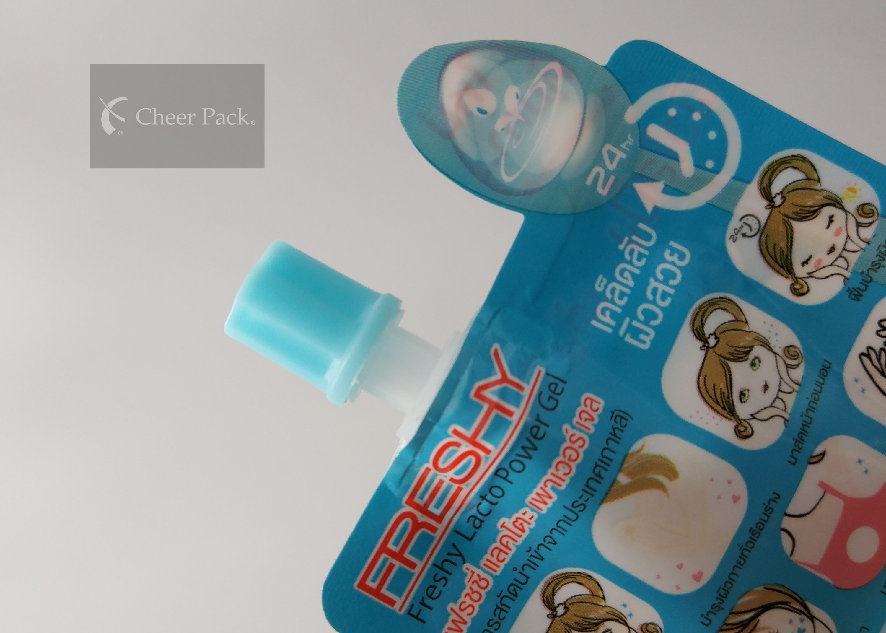 Durable Small Twist Spout Cap For Small Capacity Face Mask Pouch