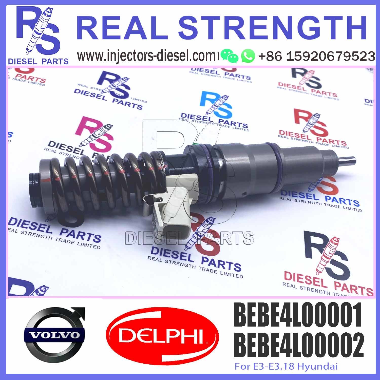 4 Pin Nozzle Assembly Diesel Electronic Unit Fuel Injector BEBE4L00002 BEBE4L00001 For Diesel Engine