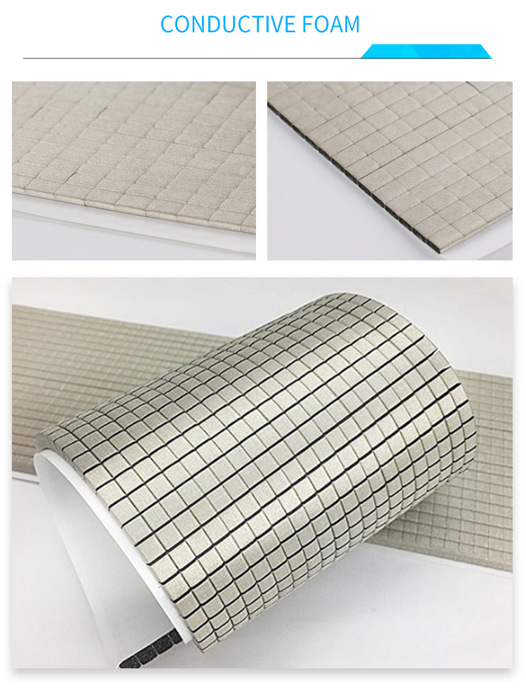 Panton Color Conductive Fabric Die Cut EVA With Double Sides Strong Adhesive