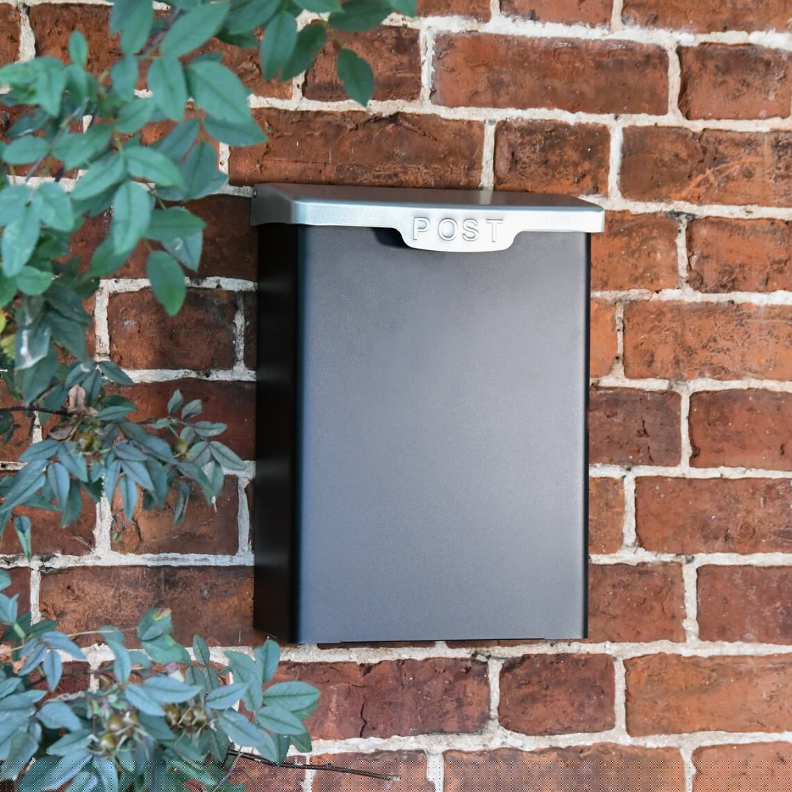 Wall Mounted Post Mail Box Print Custom Logo Contemporary Stylish Letter Box With Lock