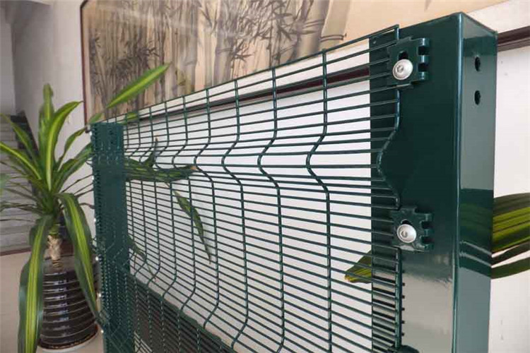80x80mm Post Size 358 Anti Climb Fence Q235 Galvanized Steel Low Carbon Steel Wire