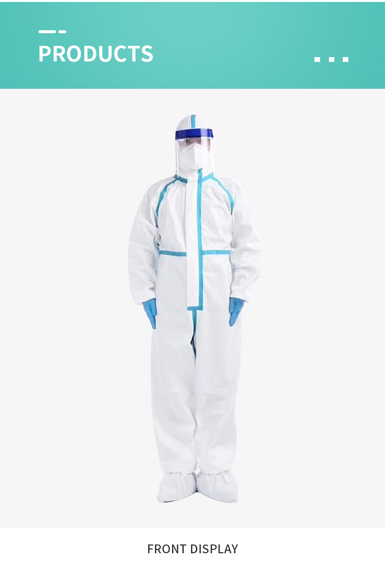 PPE Disposable Protective Full Body Suit Garments Superior Breathable
