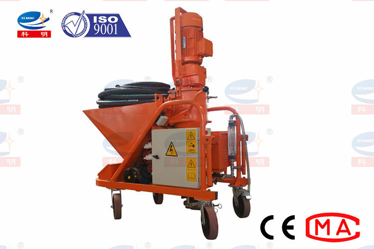 Screw Type Sand Cement Plastering Machine Convenient High Work Efficiency