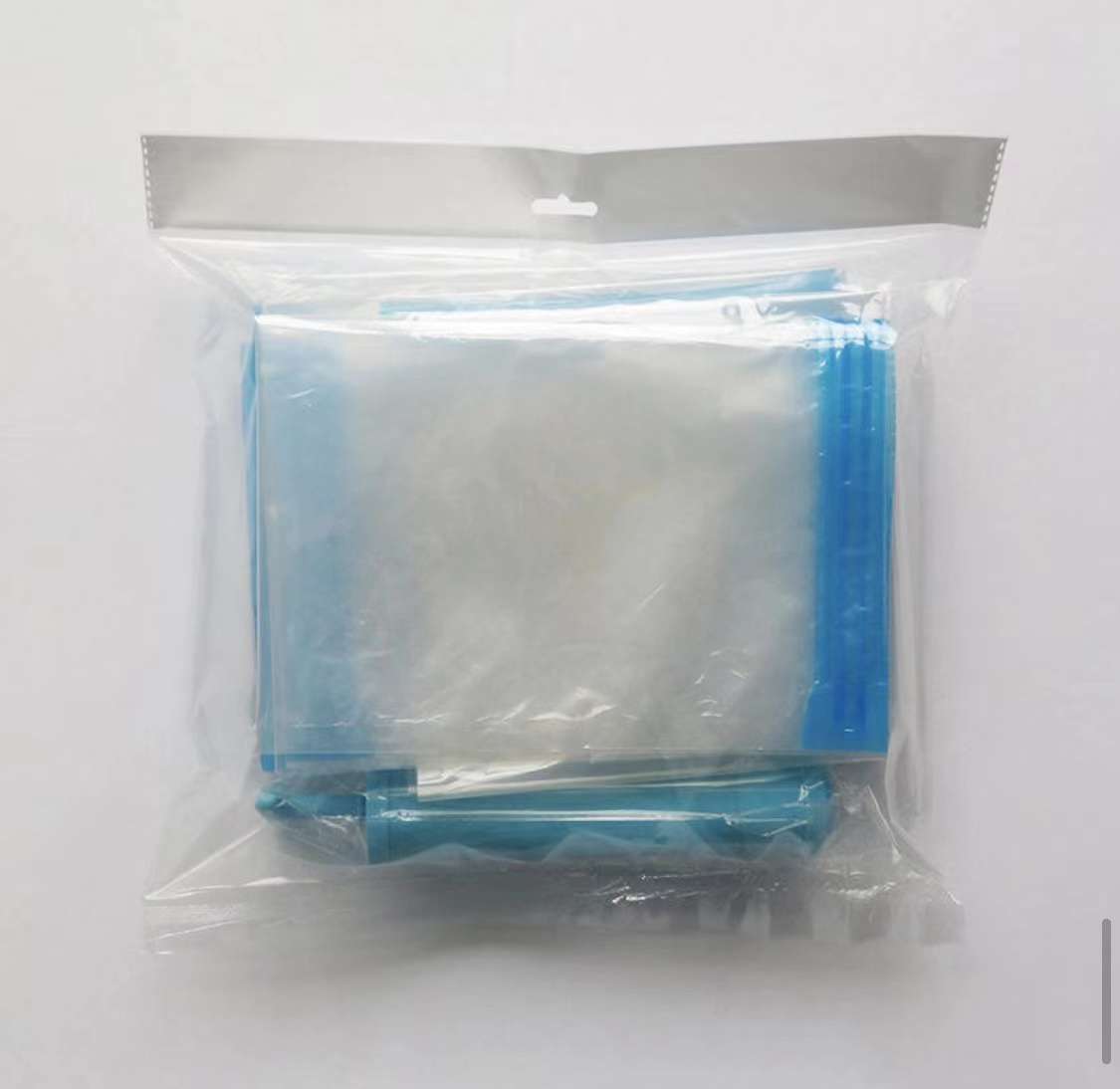 PE Plastic Vacuum Compression Bag for Quilts Clothes and Travel Spot Air Suction Valve