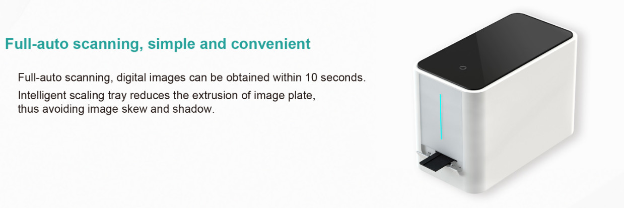 CR Imaging Plate Intraoral Dental X Ray Film Scanner