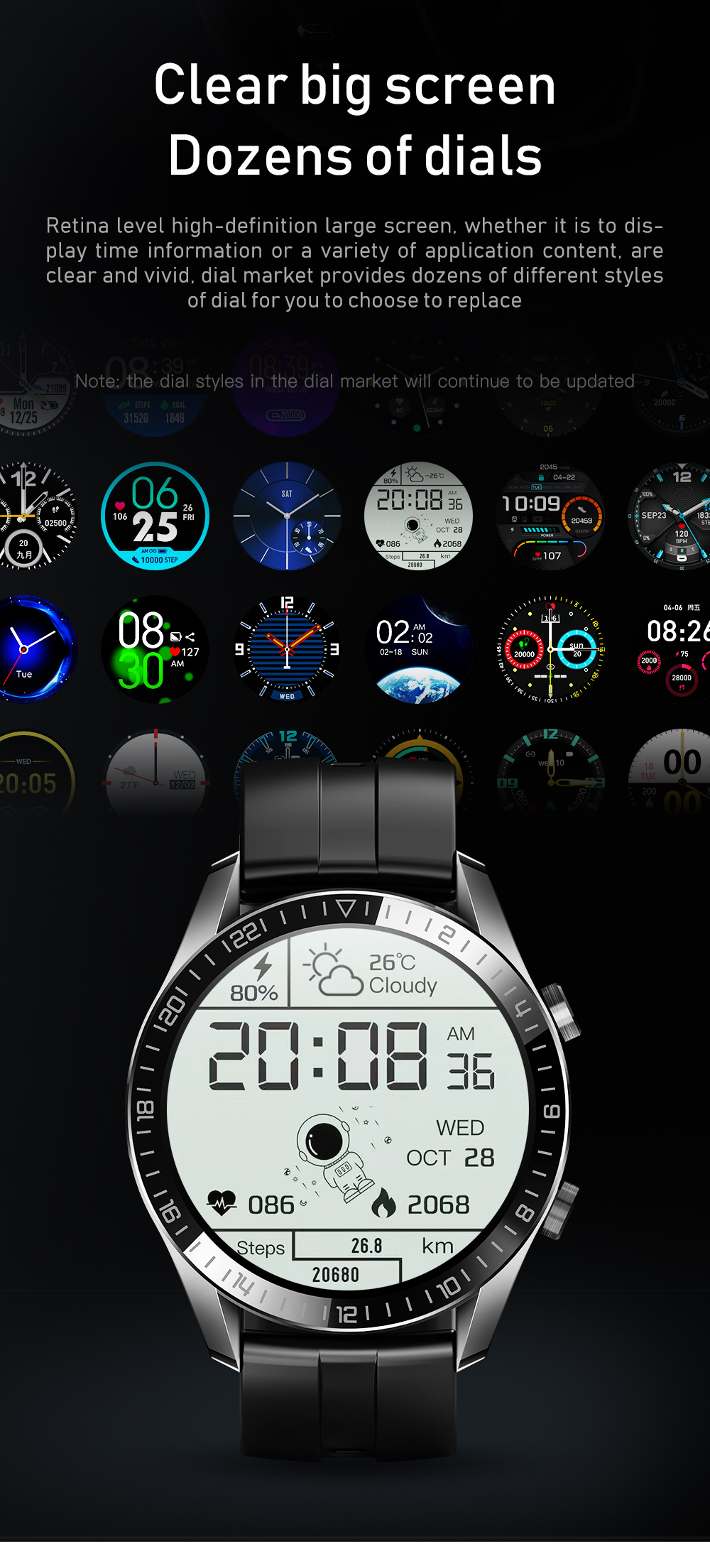 Smart Fitness IP67 Full Touch Smartwatch Customized Electronic Gifts