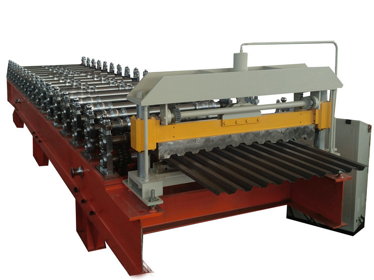Metal Panel Roofing Sheet Rollformers 0.3mm Hydraulic Cutting
