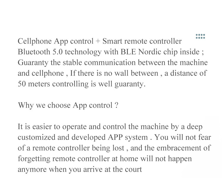 Tennis ball machine APP Control Padel PT-Smart Pri P