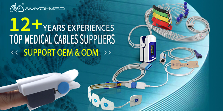 ISO 13485 Certified Medic Consum Compatible for Nellcor Max DS-100a Spo2 Sensor Disposable Non-Woven Adult Neonatal Spo2 Probe
