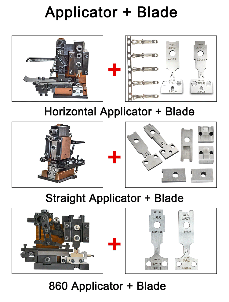 Long-lasting Crimping Terminal with OTP Applicator Blade and Terminal Crimping Knife