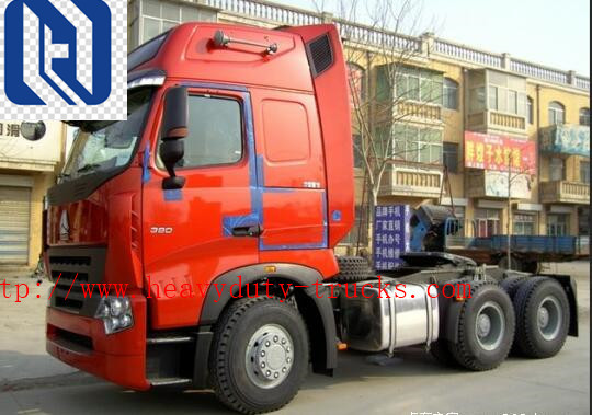 371hp Single Sleeper Prime Mover Truck 6x4 3.5 Inch Tractor Truck Of Sinotruk Howo7