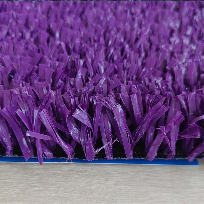 Customized Tennis Artificial Turf Multi Functional Purple Color 25mm Pile Height With Great Drainage System