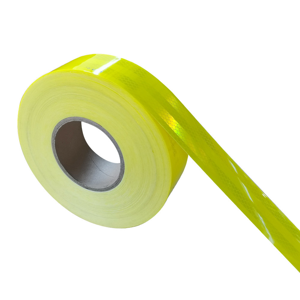 Dustproof Sticky DOT Reflective Tape Fluorescent Yellow Green Orange For Vans OEM