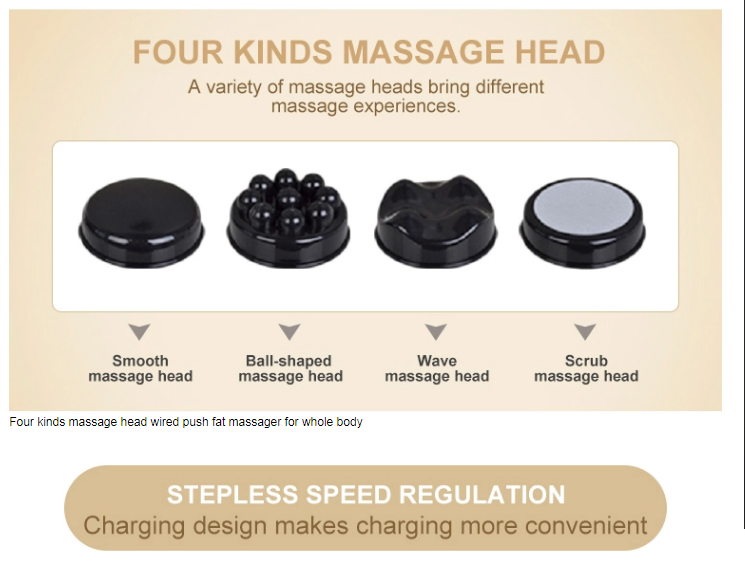 Home use handheld fat burning slimming machine and massage device fat massager