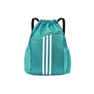 Lightweight Polyester Sport Drawstring Backpack Portable Multi Function