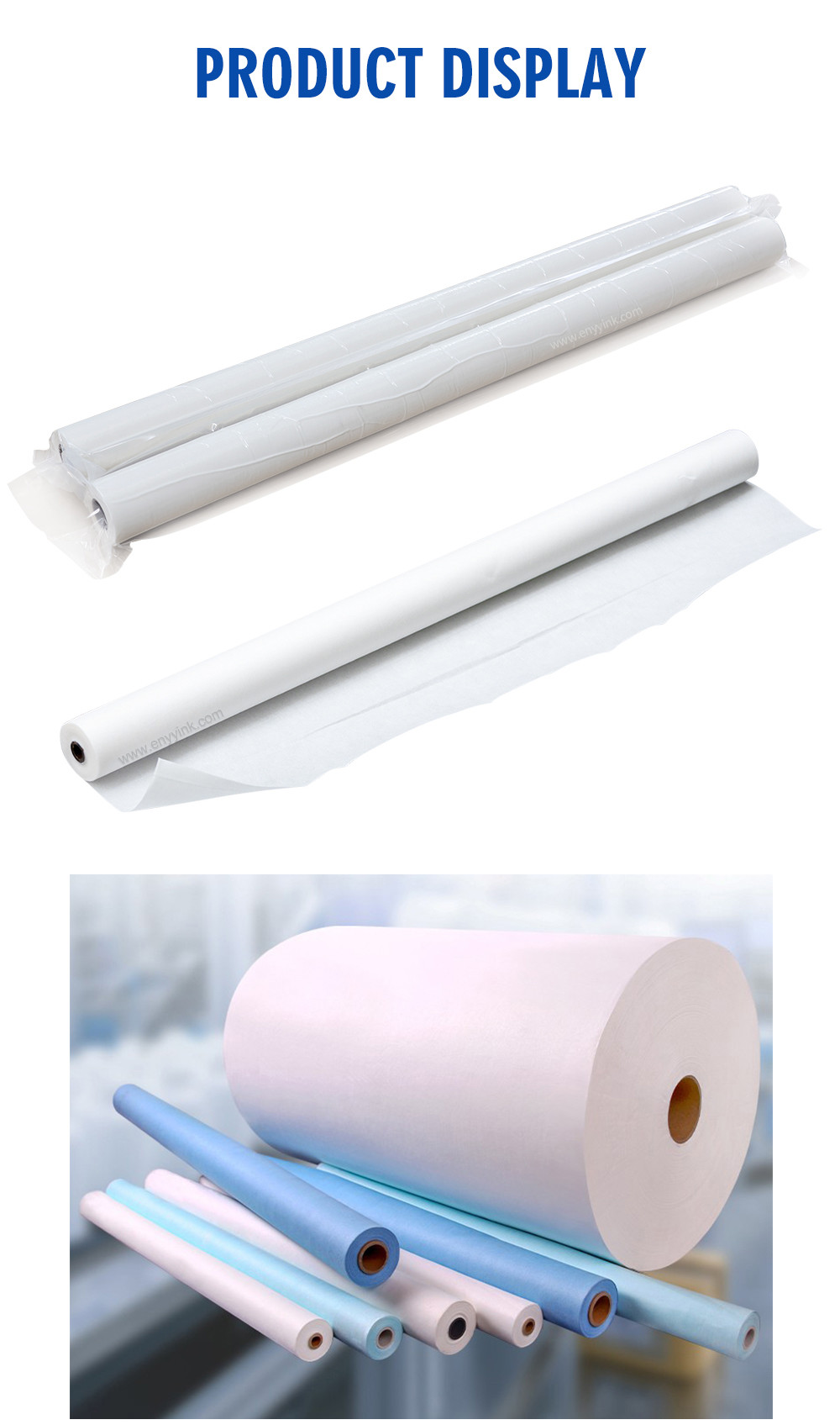Non-woven Fabric 537mm*9m*19.5mm Printing Machine Spare Parts