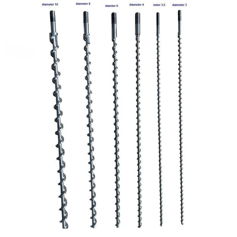 OEM Custom Small Mini Long Stainless Steel Auger Screw Machining Feed Screw