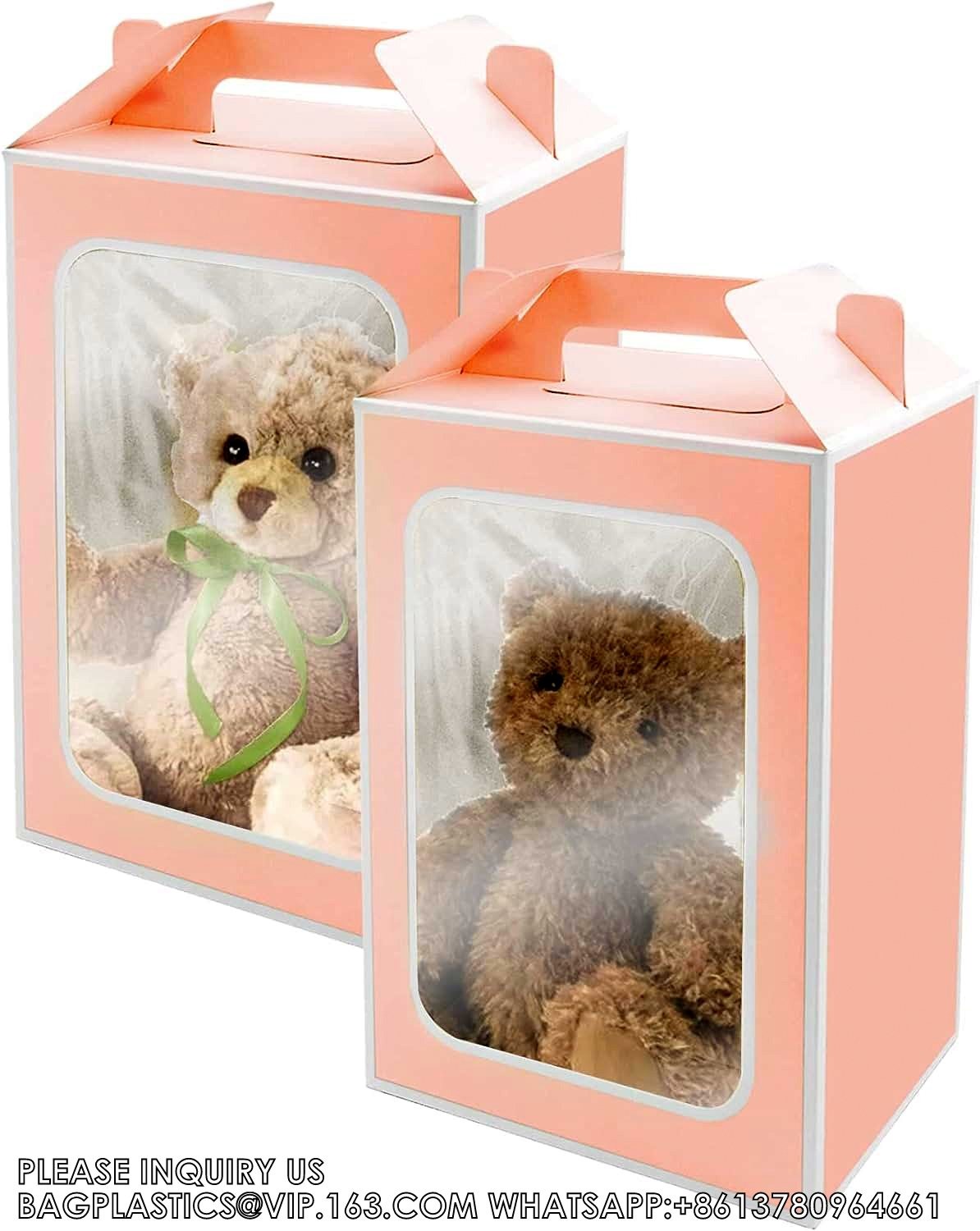 Gift Package Boxes, Tote Paper Bags Decorative Flower Bag, Flower Bouquet Paper Gift Bags With Handles, Party Bag