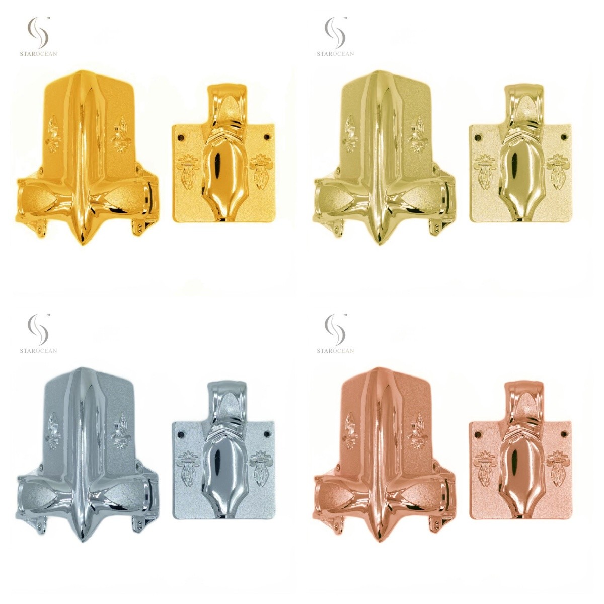 Wooden Casket Corner Bronze Plating , High Quality And Competive Price 2# B