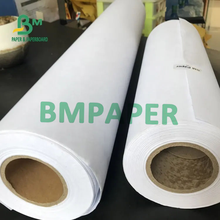 Plotter Paper CAD White Coated Rolls 5rolls Per Carton 80gsm 914mm X 50yards