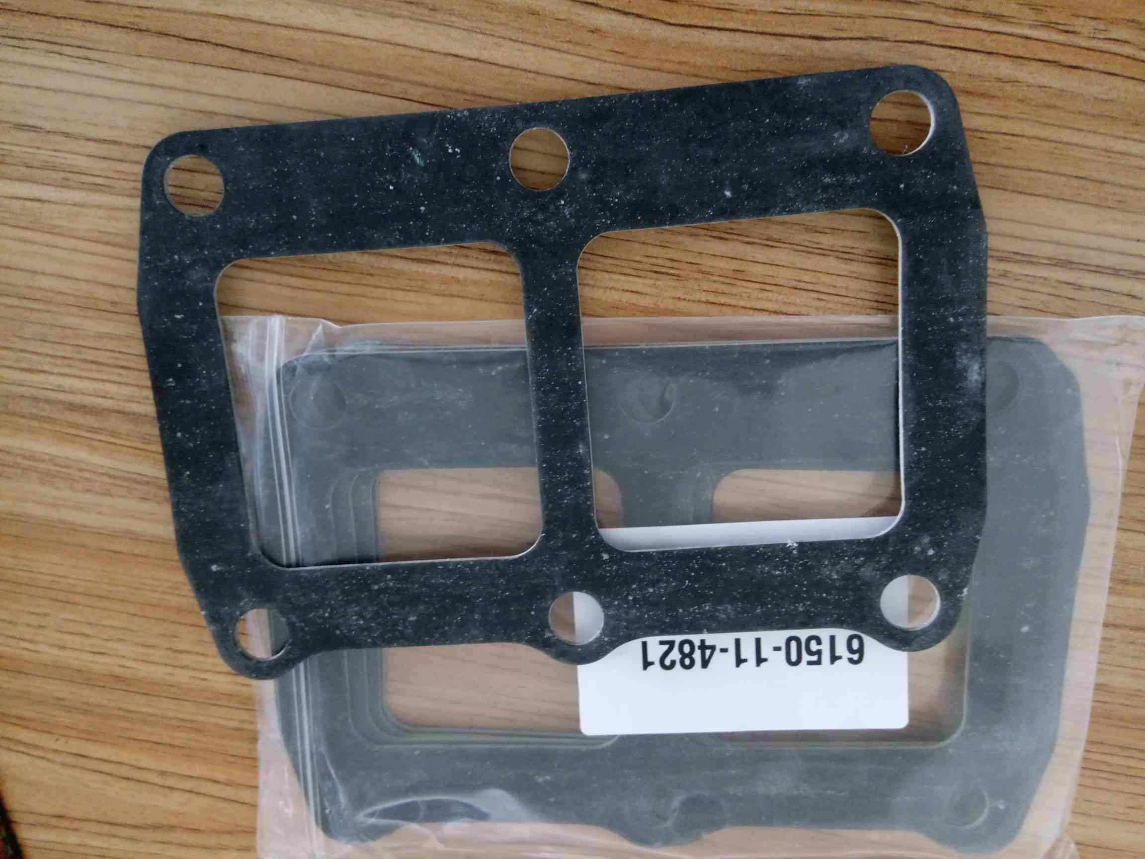 part No. :6150-11-4820 / 6150-11-4821 GASKET AIR INTAKE MANIFOLD AND CONNECTION use for komatsu engine 6D125