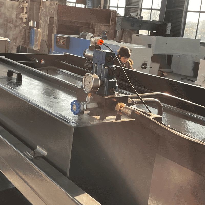 QC12K-4*2500 CNC Hydraulic Swing Shearing Machine With E21S Controller