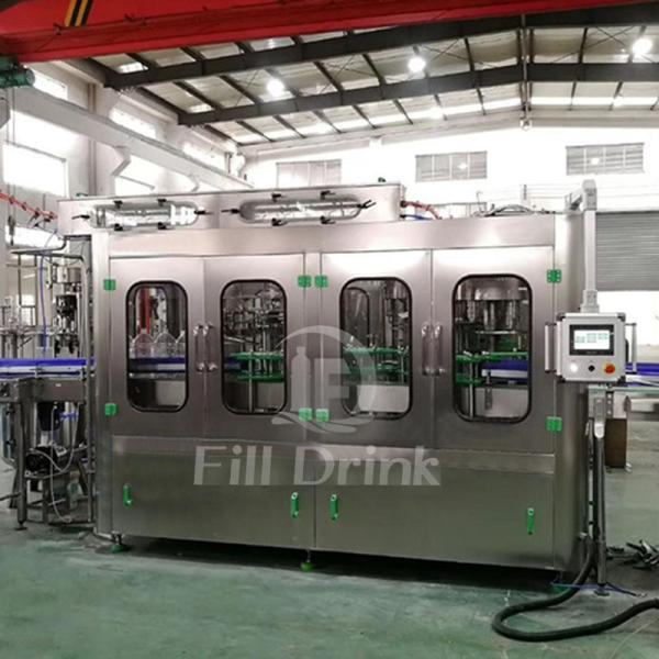 10000B/H Juice Bottle Filling Machine Hot Juice Filling Machine With Washing