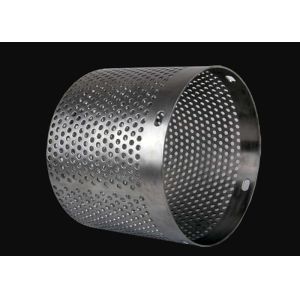 Easy Clean Wire Mesh Filter Cylinder High Temperature Resistance In Petroleum